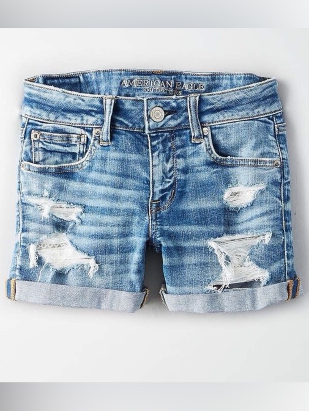 American Eagle Outfitters NEXT LEVEL Stretch Midi Shorts